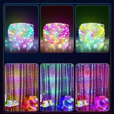 2023 New✨Phantom Light Strings RGB Light Strings Bluetooth APP Control